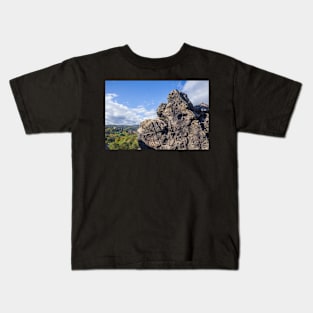 Devil's Wall, rocks, Blankenburg, Harz, Saxony-Anhalt, Germany Kids T-Shirt